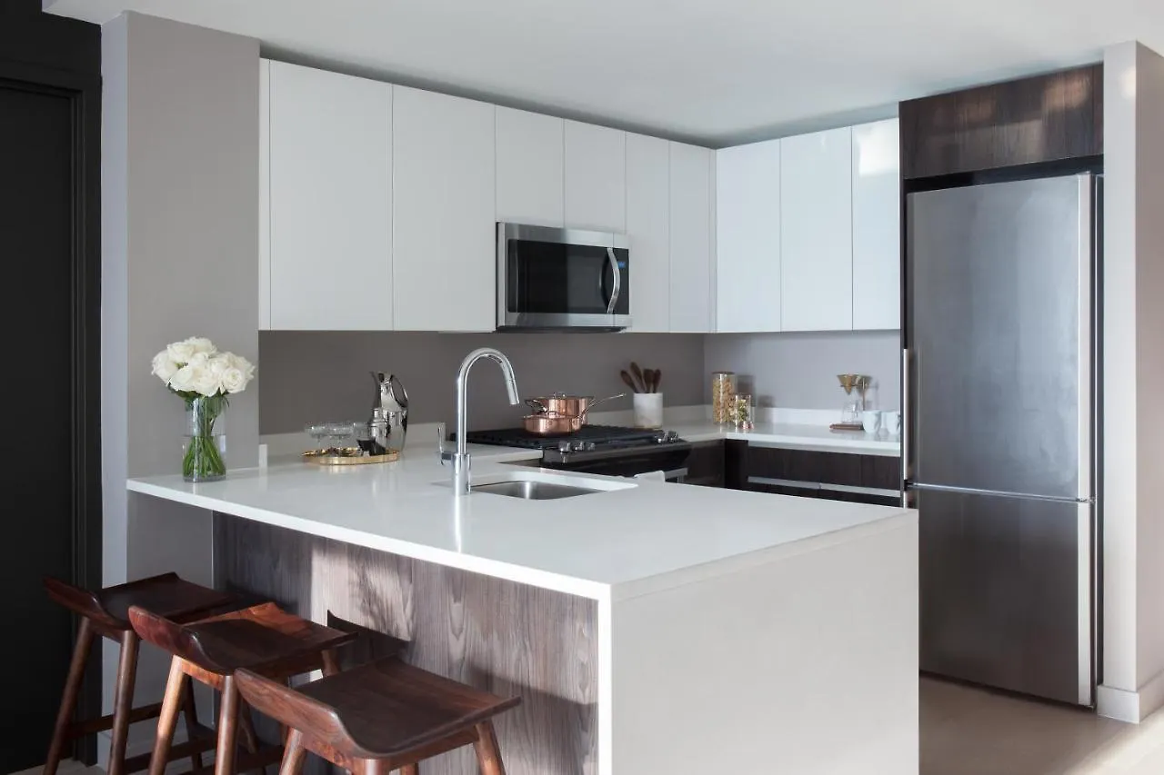 Appartement Hôtel Lux And Modern Flat With Manhattan Skyline View à New York États-Unis