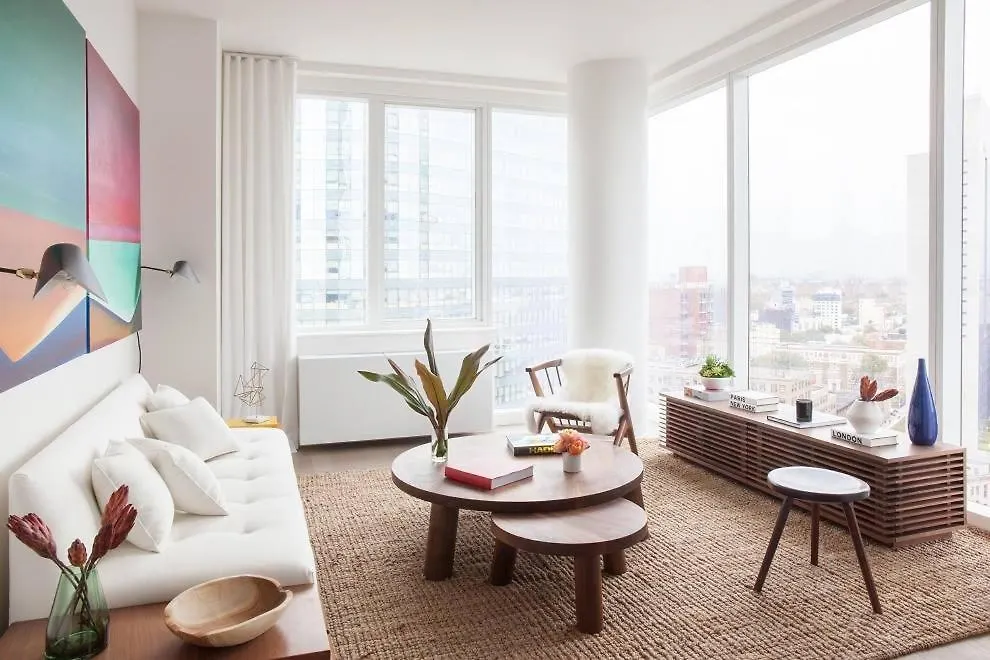 Hôtel Lux And Modern Flat With Manhattan Skyline View à New York