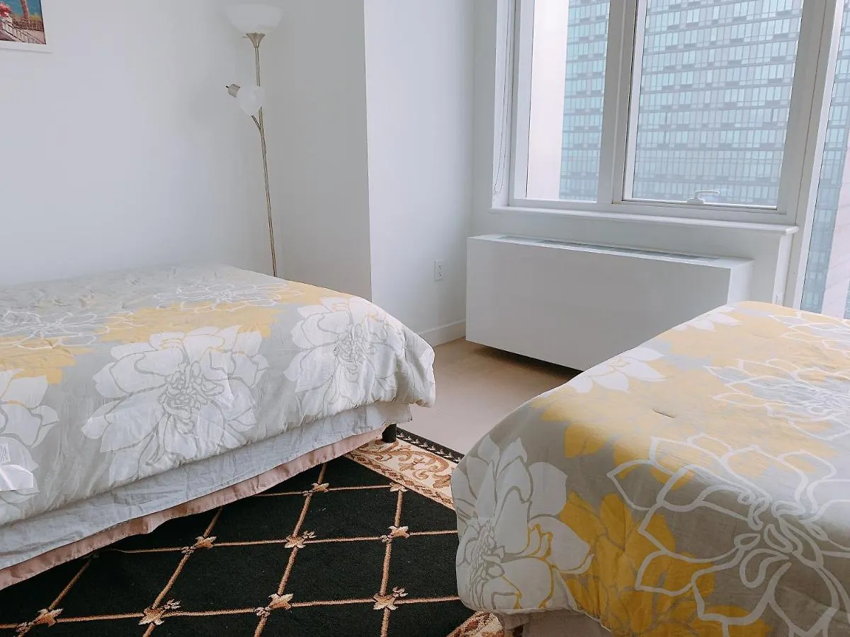 Hôtel Lux And Modern Flat With Manhattan Skyline View à New York Appartement