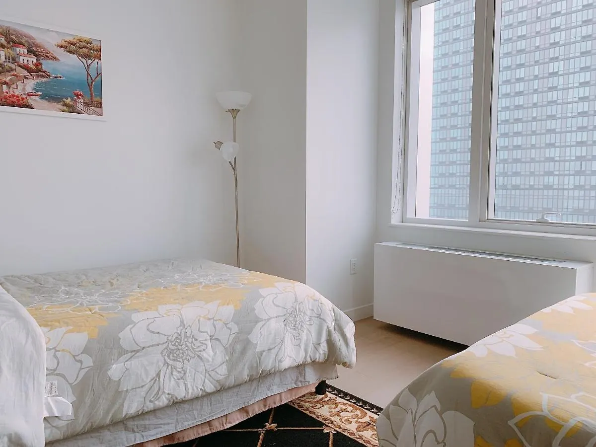 Appartement Hôtel Lux And Modern Flat With Manhattan Skyline View à New York