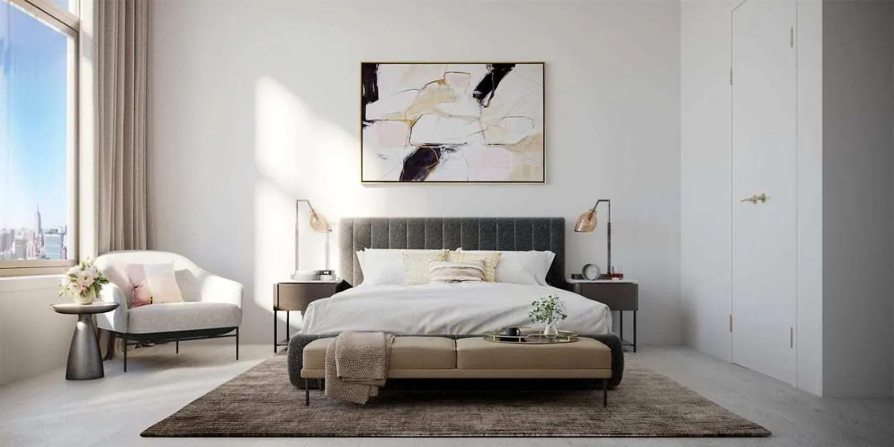 Appartement Hôtel Lux And Modern Flat With Manhattan Skyline View à New York