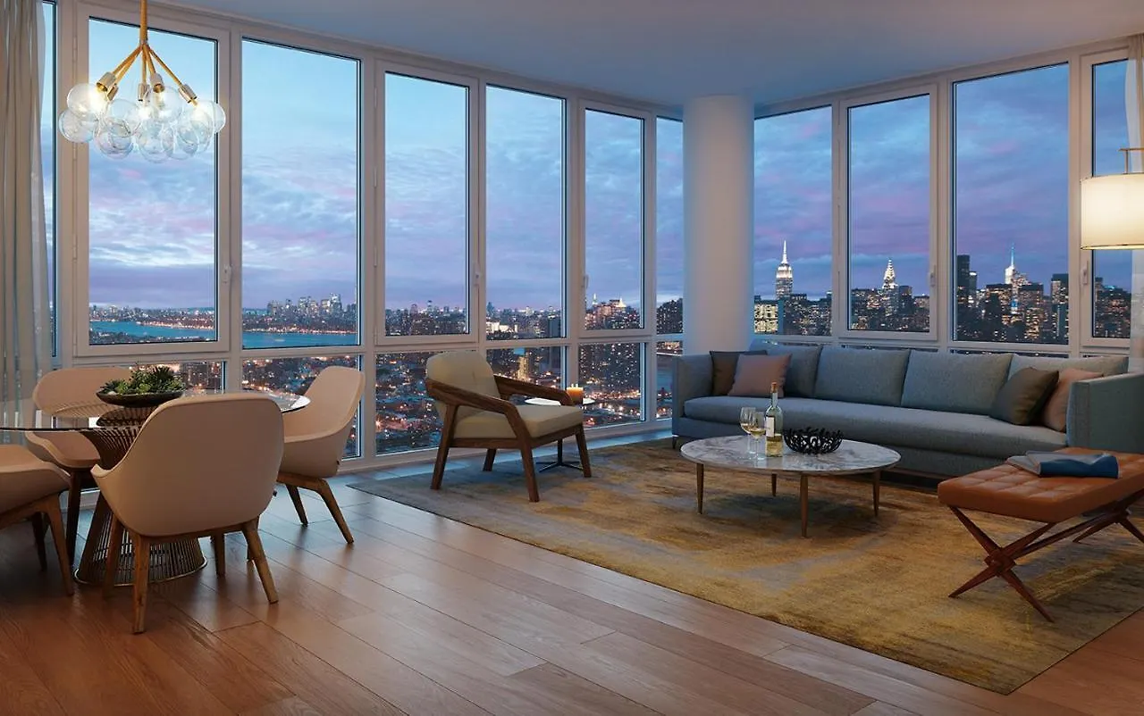 Hôtel Lux And Modern Flat With Manhattan Skyline View à New York 0*,  États-Unis